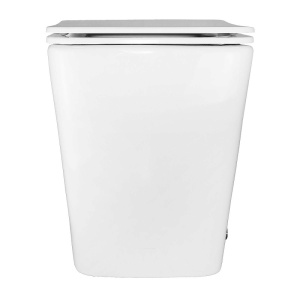 Унитаз импульсный Azario 360х590х440 напольный, квадратный, быстросъемное сиденье микролифт (AZ-102C) в Сочи и Адлере