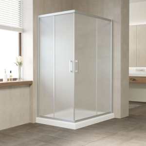 Душевой уголок Vegas Glass ZA-F 120*90 07 10 профиль матовый хром, стекло сатин Душевой уголок Vegas Glass ZA-F 120*90 07 10 профиль матовый хром, стекло сатин