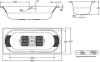 Ванна стальная BLB DUO COMFORT HG 180*80, белая, без отверстий для ручек, без ножек в Сочи и Адлере