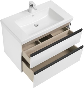 Тумба под раковину Roca Domi 80 см, подвесная, белый глянцевый (7.8575.3.680.6) в Сочи и Адлере Тумба под раковину Roca Domi 80 см, подвесная, белый глянцевый (7.8575.3.680.6) в Сочи и Адлере