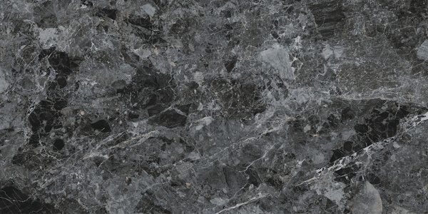 Керамогранит K948087LPR01VTER MarbleS Бреча Черный Лаппато R9 60*120