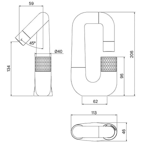 Смеситель для умывальника, TWIBLBTi01 в Сочи и Адлере