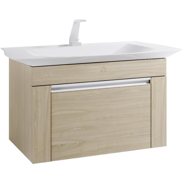 СИМФОНИЯ 70 Тумба ДУБ СОНОМА подвесная с раковиной Simphony 90 СИМФОНИЯ 70 Тумба ДУБ СОНОМА подвесная с раковиной Simphony 90