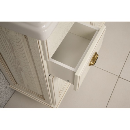 ЖЕРОНА 105 тумба-умывальник белое золото БЕЗ раковины в Сочи и Адлере