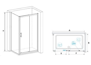 Душевой уголок RGW PA-145 900*1000 в Сочи и Адлере Душевой уголок RGW PA-145 900*1000 в Сочи и Адлере