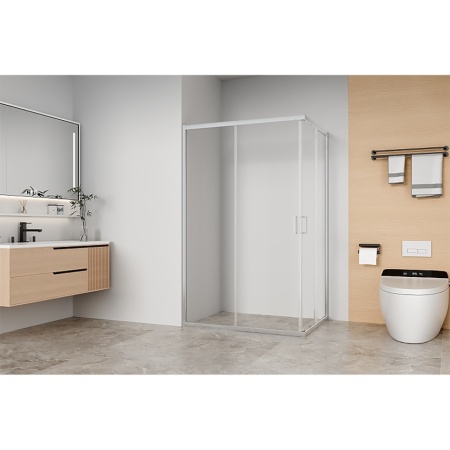 Душевое ограждениe 120*90*195 хром,6мм 