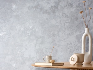 Обои Victoria Stenova Odyssey, Винил горячего тиснения, 1.06*10.05м, Св.Серый однотон в Сочи и Адлере