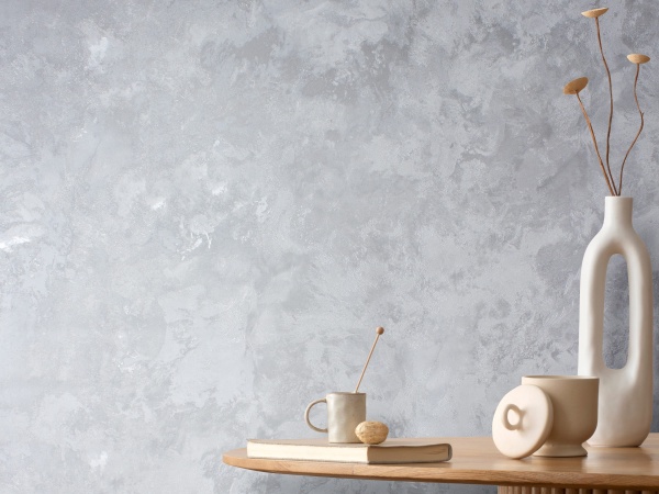 Обои Victoria Stenova Odyssey, Винил горячего тиснения, 1.06*10.05м, Св.Серый однотон в Сочи и Адлере