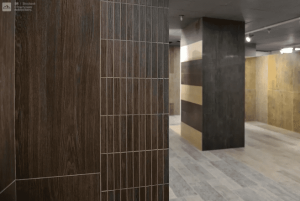 Керамогранит Граните Вуд Классик тем.-корич. LMR (лаппат.) 19,5*120