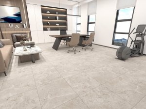 Керамогранит Limestone Off White rustic punch 60*60 в Сочи и Адлере