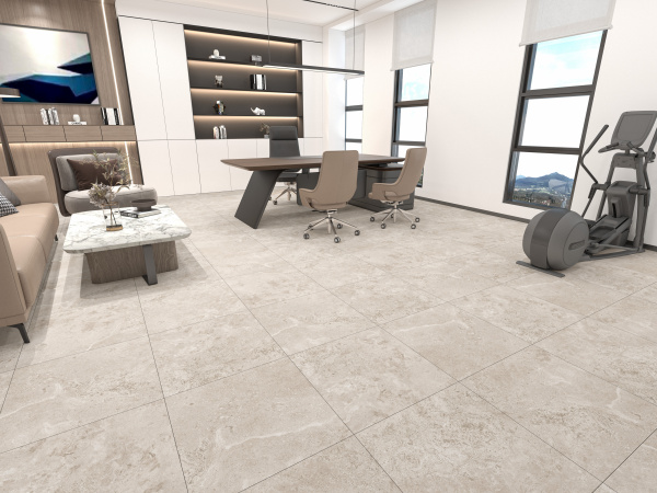 Керамогранит Limestone Off White rustic punch 60*60 в Сочи и Адлере