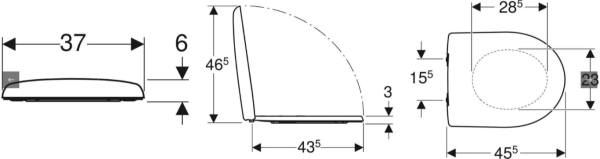 573025000 Renova крышка-сиденье микролифт в Сочи и Адлере