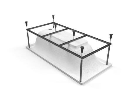 SMART 170*80 ванна (Левая), с ножками белый, Сорт 1, белый в Сочи и Адлере