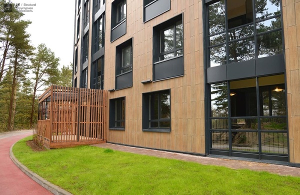 Керамогранит Граните Вуд Классик охра LMR (лаппат.) 29,5*120 (только кратно поддонам)