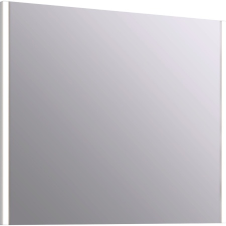 SM 80 Зеркало со светодиодной подсветкой в металлическом профиле, выключателем и регулятором освещенности (Ш80хВ70хГ3) в Сочи и Адлере
