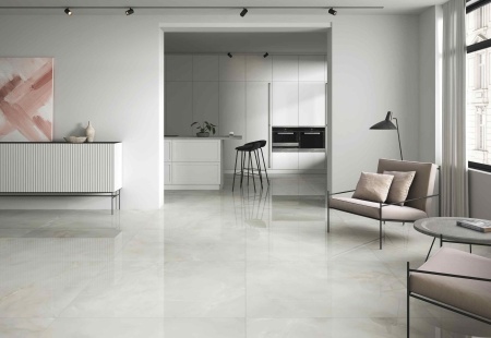 Керамогранит Onyx White Polished 60*120 10.5мм