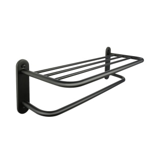 Полка Fixsen Hotel FX-31015B для полотенец, черная