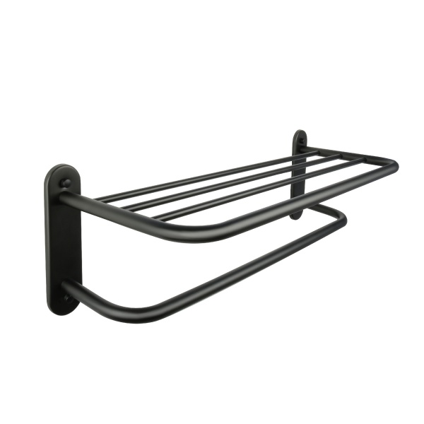 Полка Fixsen Hotel FX-31015B для полотенец, черная