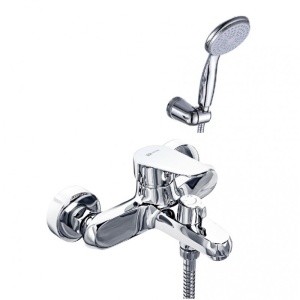 Смеситель Lemark Point LM0314C для ванны, с коротким изливом, хром Смеситель Lemark Point LM0314C для ванны, с коротким изливом, хром