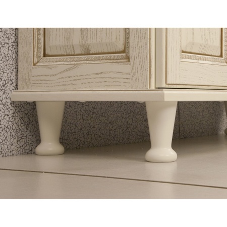 ЖЕРОНА шкаф-колонна белое золото левый в Сочи и Адлере