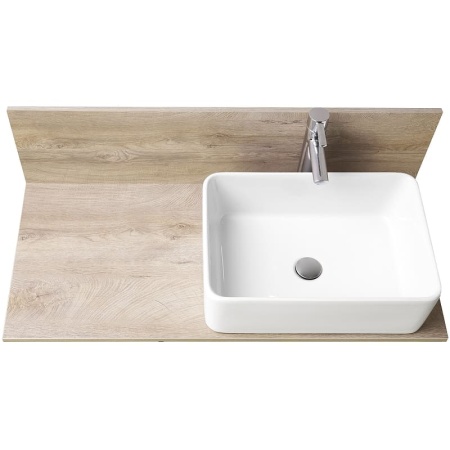 Столешница+панель Aquaton Мишель 100 дуб эндгрейн ВЛДСП 1A253103MIX40 в Сочи и Адлере Столешница+панель Aquaton Мишель 100 дуб эндгрейн ВЛДСП 1A253103MIX40 в Сочи и Адлере