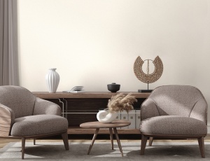 Обои Индустрия NIAGARA, винил на флизелиновой основе, 1,06*10,05м, Бежевый однотон в Сочи и Адлере