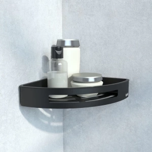 Полка угловая, нержавеющая сталь, черная, SHE11SBi44 в Сочи и Адлере