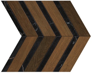 Мозаика Heartwood Moka Marble Chevron 29,4x28,7 Мозаика Heartwood Moka Marble Chevron 29,4x28,7