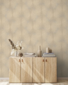 Обои Euro Decor Bengal, Винил горячего тиснения, 1,06*10м, Бежевый мотив