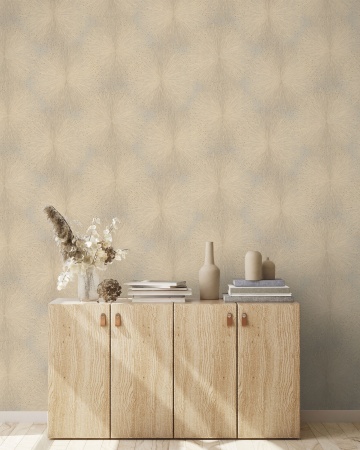 Обои Euro Decor Bengal, Винил горячего тиснения, 1,06*10м, Бежевый мотив в Сочи и Адлере