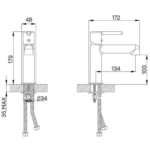 Смеситель для умывальника, AIGBC00i01 в Сочи и Адлере