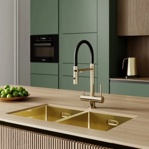 Смеситель для кухни с фильтром и гибким изливом, матовое золото, Ace, IDDIS, ACEMGFFi05 в Сочи и Адлере Смеситель для кухни с фильтром и гибким изливом, матовое золото, Ace, IDDIS, ACEMGFFi05 в Сочи и Адлере