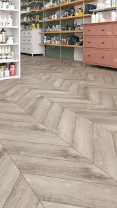 Alpine Floor LVT  Дуб Исида Chevron 555×127×2,5 мм (1.974м2), 28шт (14А+14B) в Сочи и Адлере
