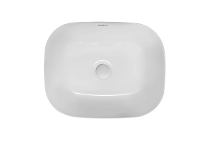 Раковина Kerald 490*395*150 мм накладная, белый  в Сочи и Адлере Раковина Kerald 490*395*150 мм накладная, белый  в Сочи и Адлере