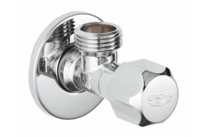2201600M Вентиль угловой GROHE 1/2″-1/2″ для подключения смесителей, хром. . 2201600M Вентиль угловой GROHE 1/2″-1/2″ для подключения смесителей, хром. .