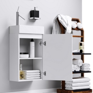 МАСТЕР-БОКС 40 Тумба с умывальником Unam 220, зеркало (Mb-L.04), 400*600*220 в Сочи и Адлере МАСТЕР-БОКС 40 Тумба с умывальником Unam 220, зеркало (Mb-L.04), 400*600*220 в Сочи и Адлере