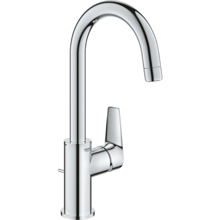 23776001 GROHE Start Edge Смеситель для раковины, размер L, EcoJoy, рычажный донный клапан