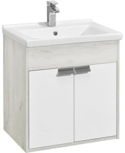 Флай 60 тумба белый, дуб крафт (раковина приобретается отдельно миранда-60) Флай 60 тумба белый, дуб крафт (раковина приобретается отдельно миранда-60)