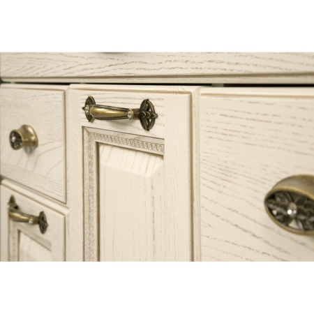 ЖЕРОНА 105 тумба-умывальник белое золото БЕЗ раковины в Сочи и Адлере