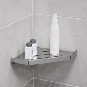 "HI-TECH" Полка угловая одноэтажная хром FX-841 в Сочи и Адлере