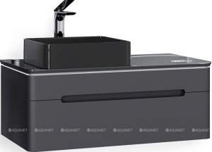 Shi.01.100-M/P/A Тумба Shine 100 с МФМ подвесная антрацит JORNO Shi.01.100-M/P/A Тумба Shine 100 с МФМ подвесная антрацит JORNO