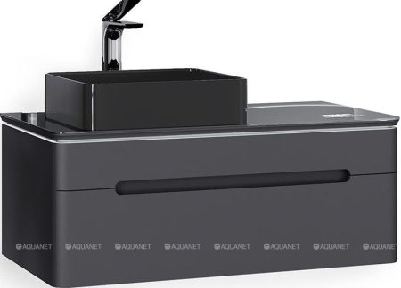 Shi.01.100-M/P/A Тумба Shine 100 с МФМ подвесная антрацит JORNO