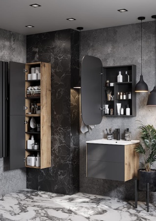 НОРТОН зеркало-шкаф 80 в Сочи и Адлере