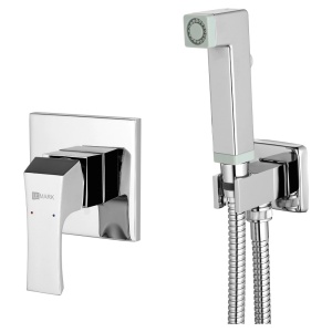 Смеситель Lemark Unit LM4519C с гигиеническим душем встраиваемый, хром