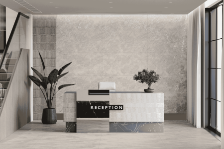 Керамогранит Aster Cream punch + Carving 60*120