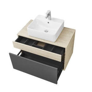 Лофт Урбан 80 Тумба-умывальник графит\Орегон (Умывальники GEOMETRY 450х400, MILA 400, Dreja Джой 3, MILA 350*350) в Сочи и Адлере Лофт Урбан 80 Тумба-умывальник графит\Орегон (Умывальники GEOMETRY 450х400, MILA 400, Dreja Джой 3, MILA 350*350) в Сочи и Адлере