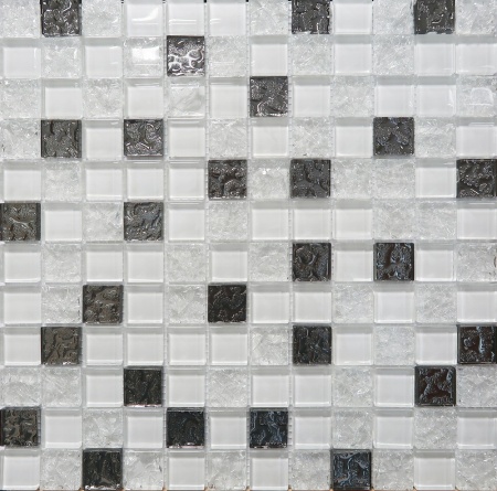 Декор Mosaic Glass White 30*30