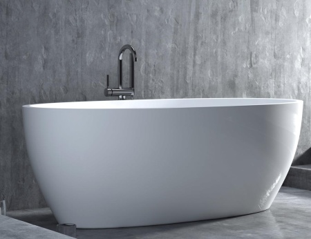 LUCE Отдельностоящая ванна Salini: 1700 х 850 х 580 мм S-Stone (Solix) Матовое в Сочи и Адлере
