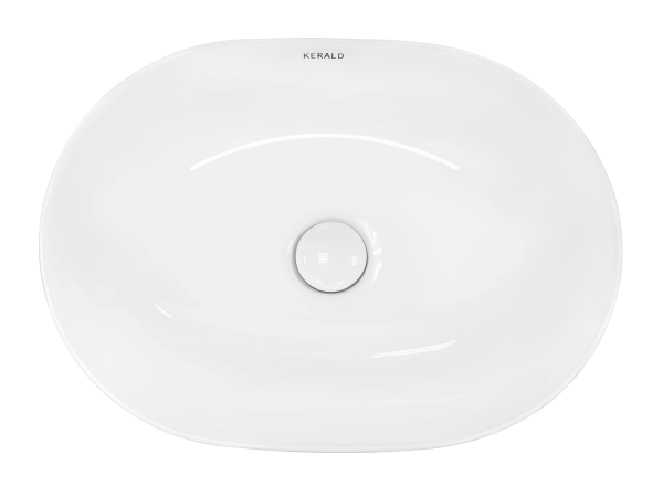 Раковина Kerald 485*350*130 мм накладная, белый  в Сочи и Адлере Раковина Kerald 485*350*130 мм накладная, белый  в Сочи и Адлере