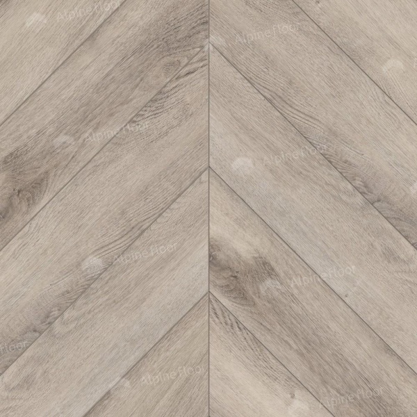 Alpine Floor LVT  Дуб Исида Chevron 555×127×2,5 мм (1.974м2), 28шт (14А+14B) в Сочи и Адлере